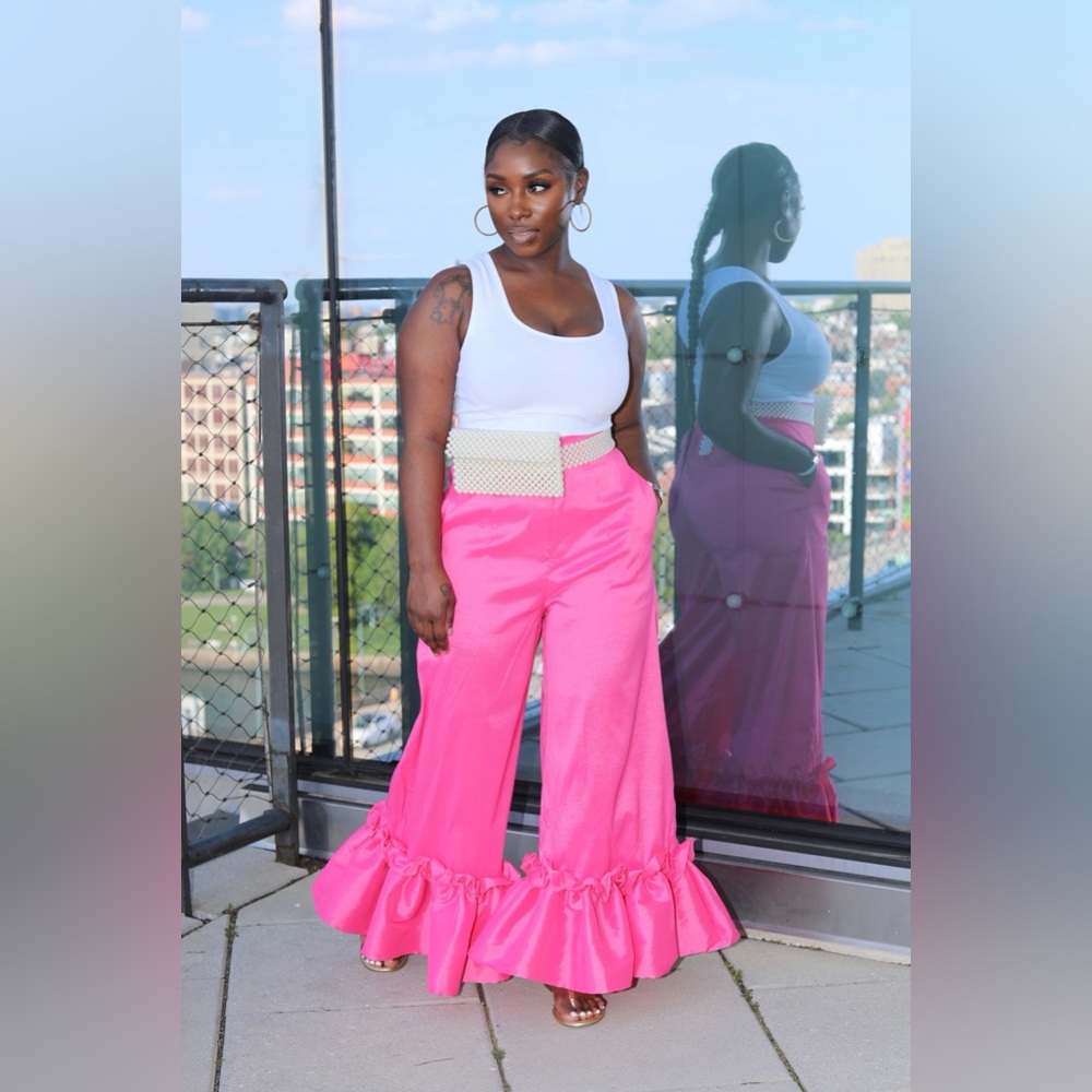 Flower Palazzo Pants